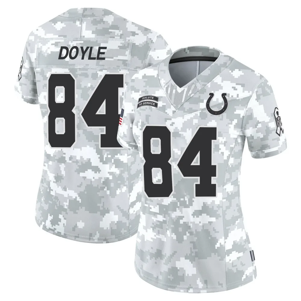 Women's Indianapolis Colts Jack Doyle Nike 2024 Salute to Service Limited Arctic Camo Jersey Women's Indianapolis Colts Jack Doyle Nike 2024 Salute to Service Limited Arctic Camo Jersey
