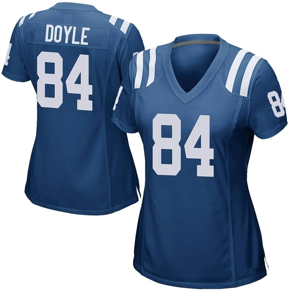 Women's Indianapolis Colts Jack Doyle Nike Team Color Game Royal Blue Jersey Women's Indianapolis Colts Jack Doyle Nike Team Color Game Royal Blue Jersey