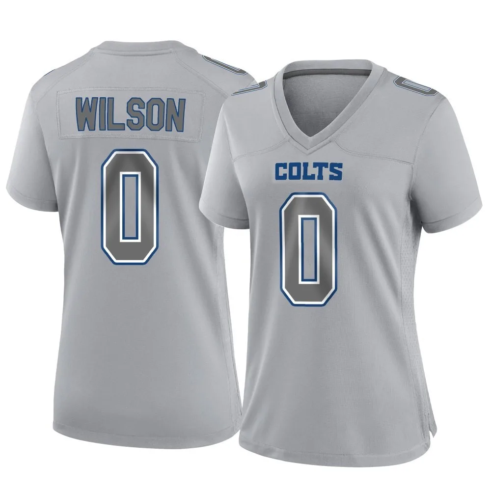 Women's Indianapolis Colts Jack Wilson Nike Atmosphere Fashion Game Gray Jersey Women's Indianapolis Colts Jack Wilson Nike Atmosphere Fashion Game Gray Jersey