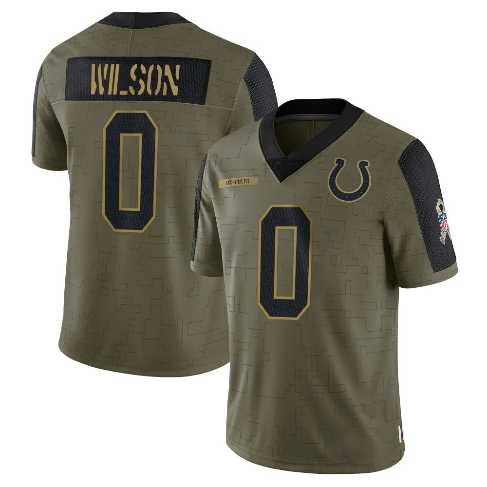 Youth Indianapolis Colts Jack Wilson Nike 2021 Salute To Service Limited Olive Jersey Youth Indianapolis Colts Jack Wilson Nike 2021 Salute To Service Limited Olive Jersey