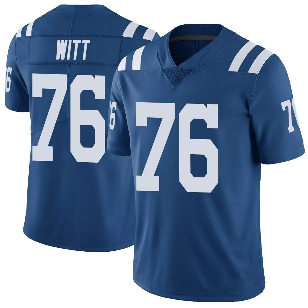 Men's Indianapolis Colts Jake Witt Nike Color Rush Vapor Untouchable Limited Royal Jersey Men's Indianapolis Colts Jake Witt Nike Color Rush Vapor Untouchable Limited Royal Jersey