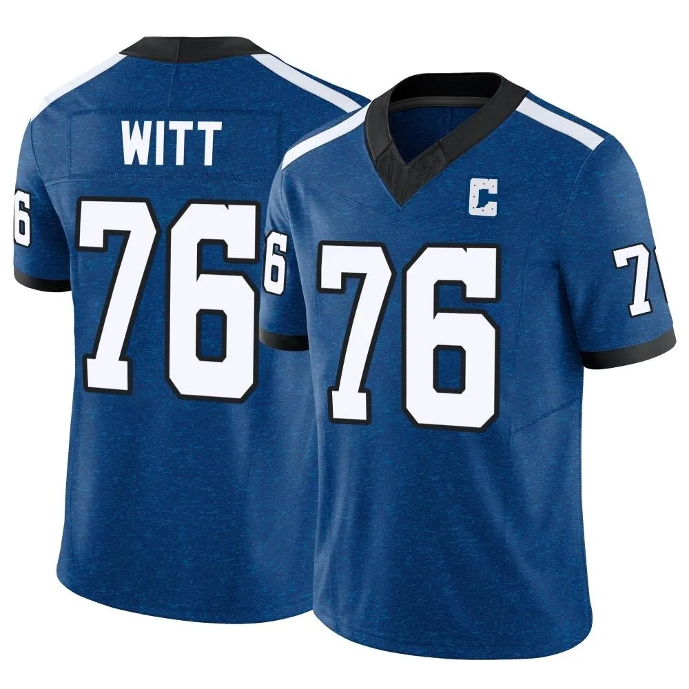 Men's Indianapolis Colts Jake Witt Nike Indiana Nights Alternate Vapor F.U.S.E. Limited Royal Jersey Men's Indianapolis Colts Jake Witt Nike Indiana Nights Alternate Vapor F.U.S.E. Limited Royal Jersey