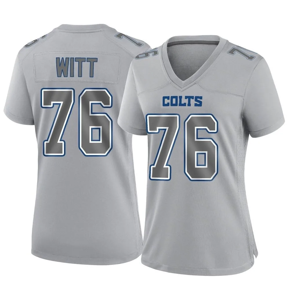Women's Indianapolis Colts Jake Witt Nike Atmosphere Fashion Game Gray Jersey Women's Indianapolis Colts Jake Witt Nike Atmosphere Fashion Game Gray Jersey
