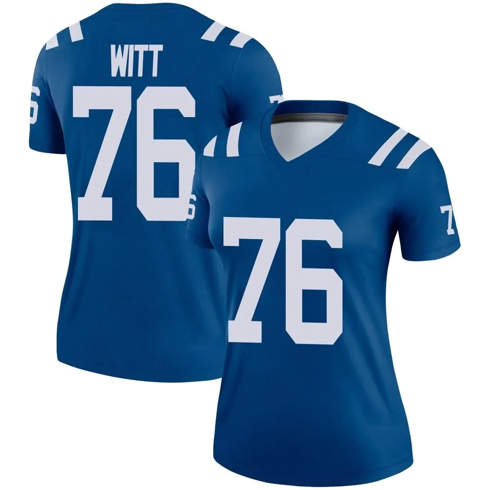 Women's Indianapolis Colts Jake Witt Nike Legend Royal Jersey Women's Indianapolis Colts Jake Witt Nike Legend Royal Jersey