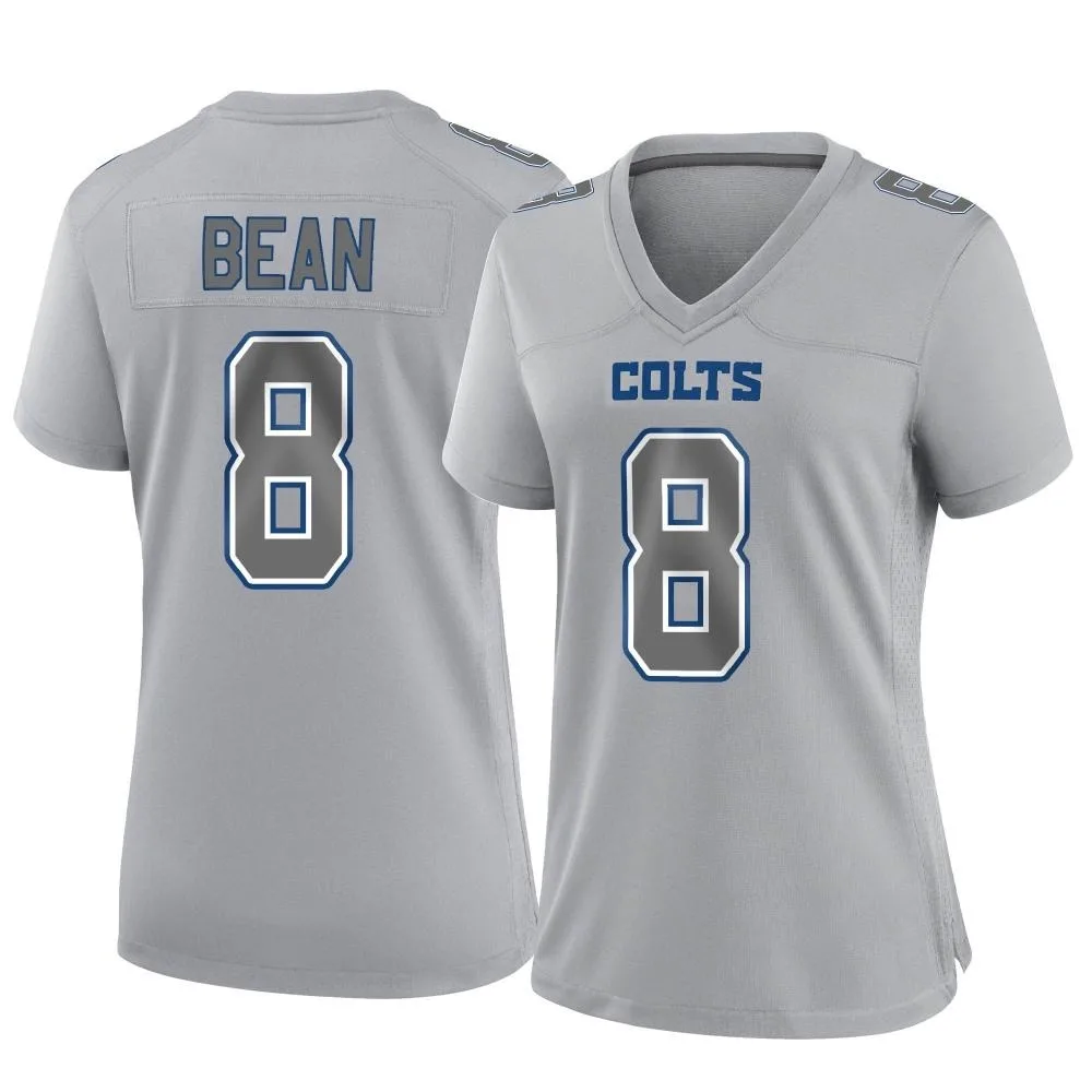 Women's Indianapolis Colts Jason Bean Nike Atmosphere Fashion Game Gray Jersey Women's Indianapolis Colts Jason Bean Nike Atmosphere Fashion Game Gray Jersey