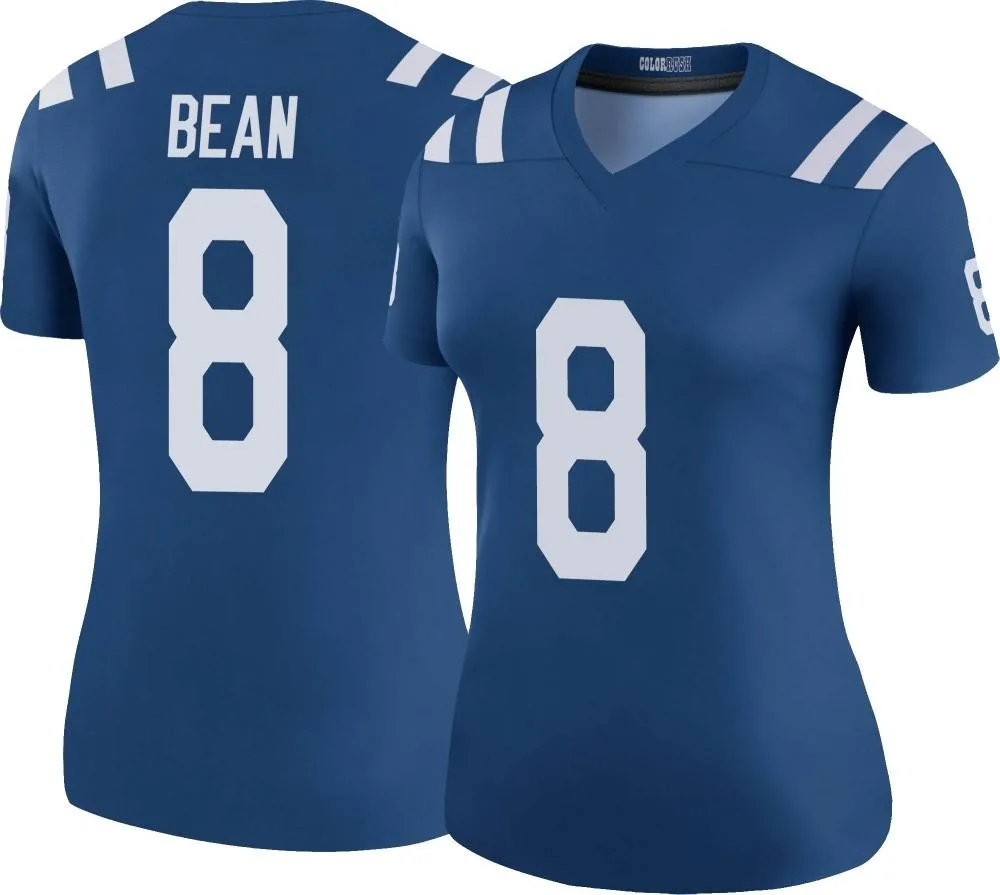 Women's Indianapolis Colts Jason Bean Nike Color Rush Legend Royal Jersey Women's Indianapolis Colts Jason Bean Nike Color Rush Legend Royal Jersey