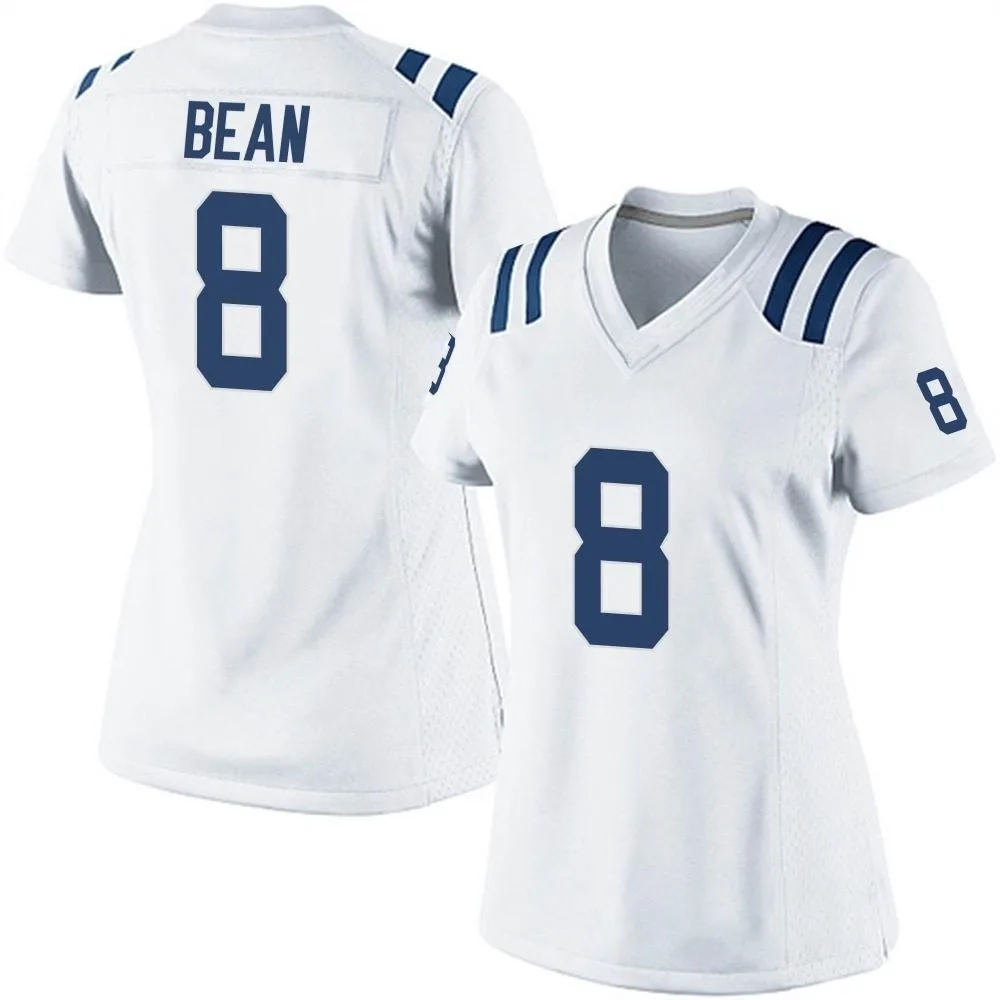 Women's Indianapolis Colts Jason Bean Nike Game White Jersey Women's Indianapolis Colts Jason Bean Nike Game White Jersey