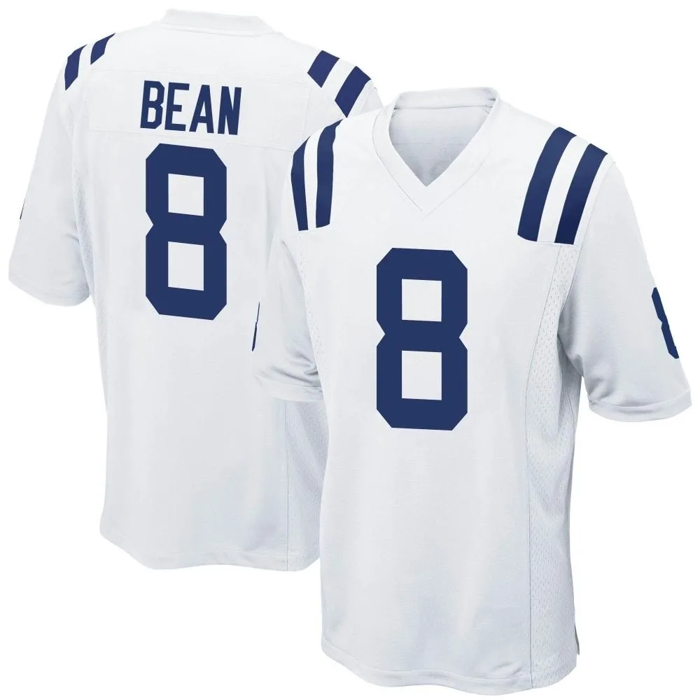 Youth Indianapolis Colts Jason Bean Nike Game White Jersey Youth Indianapolis Colts Jason Bean Nike Game White Jersey