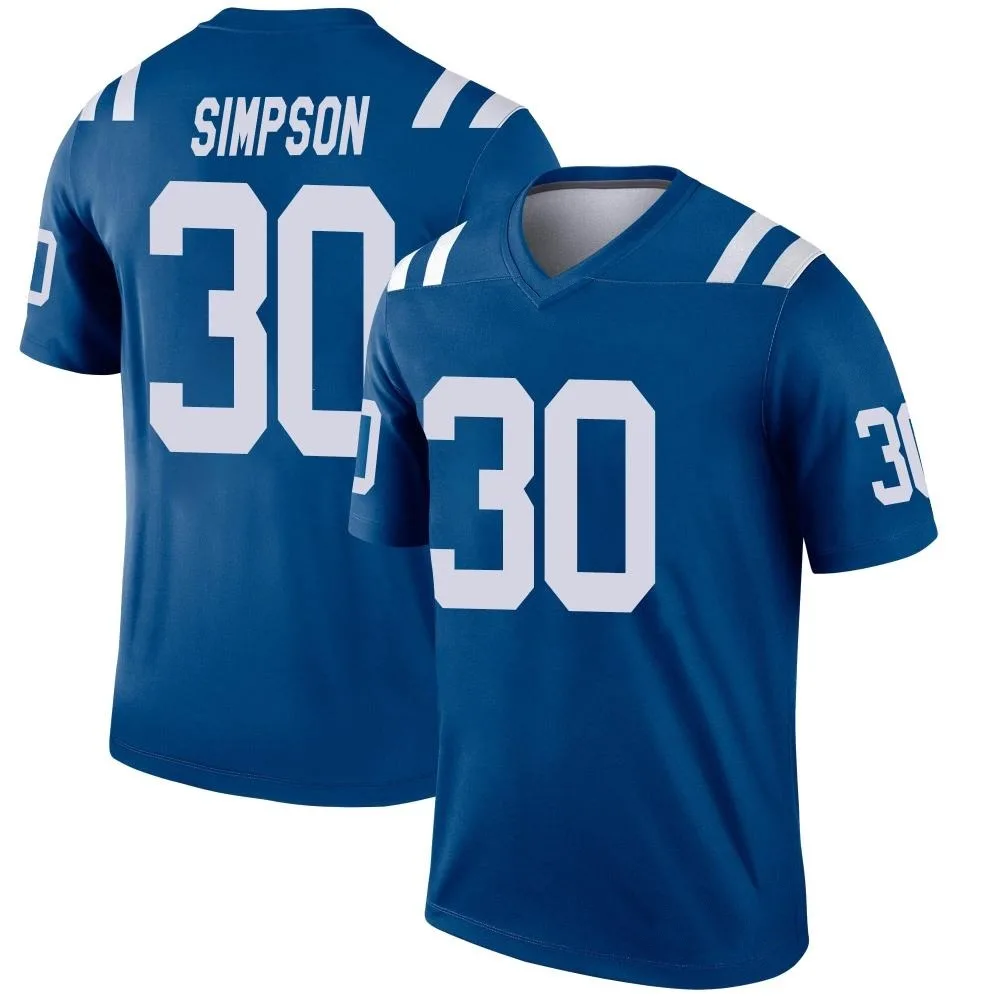 Youth Indianapolis Colts Jaylin Simpson Nike Legend Royal Jersey Youth Indianapolis Colts Jaylin Simpson Nike Legend Royal Jersey