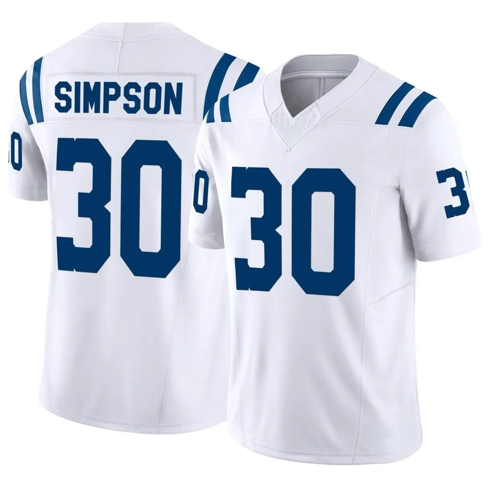 Youth Indianapolis Colts Jaylin Simpson Nike Vapor F.U.S.E. Limited White Jersey Youth Indianapolis Colts Jaylin Simpson Nike Vapor F.U.S.E. Limited White Jersey