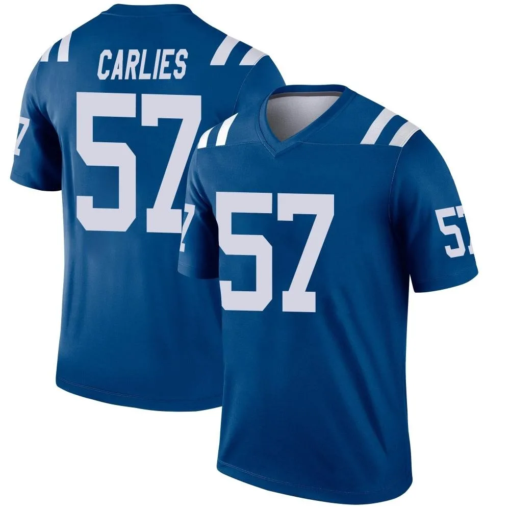 Men's Indianapolis Colts Jaylon Carlies Nike Legend Royal Jersey Men's Indianapolis Colts Jaylon Carlies Nike Legend Royal Jersey