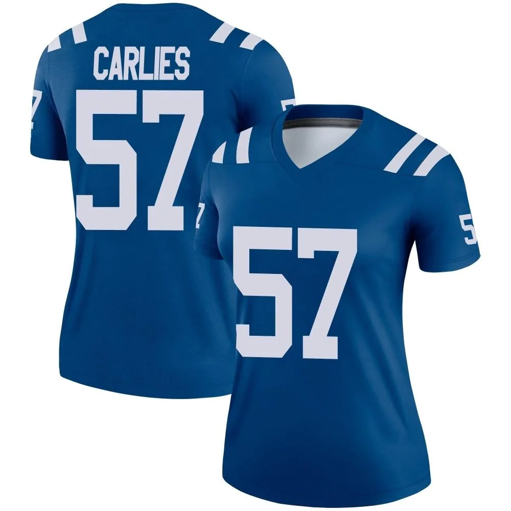 Women's Indianapolis Colts Jaylon Carlies Nike Legend Royal Jersey Women's Indianapolis Colts Jaylon Carlies Nike Legend Royal Jersey