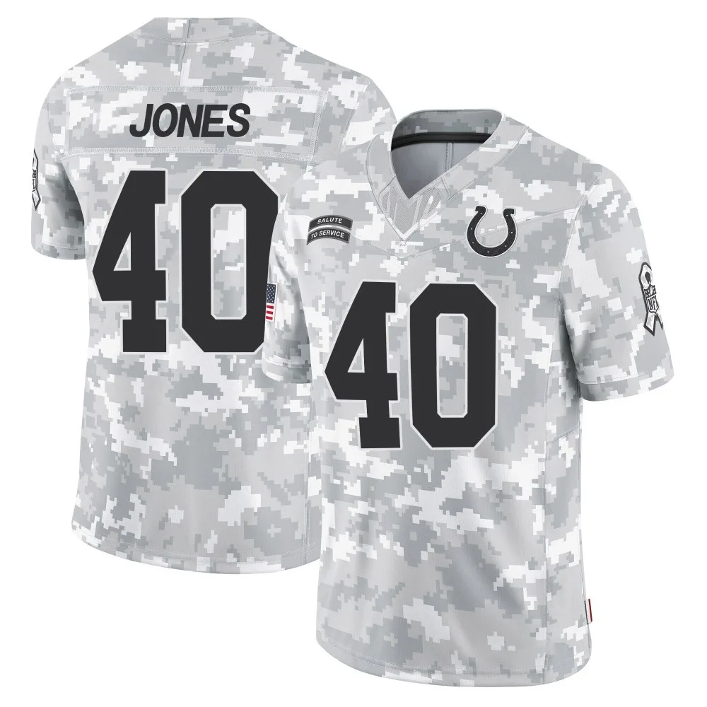Men's Indianapolis Colts Jaylon Jones Nike 2024 Salute to Service Limited Arctic Camo Jersey Men's Indianapolis Colts Jaylon Jones Nike 2024 Salute to Service Limited Arctic Camo Jersey