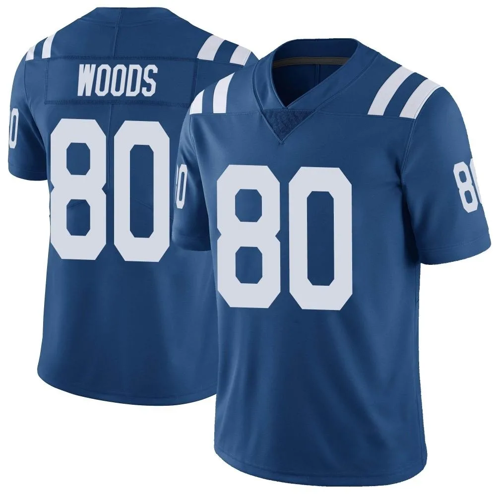 Men's Indianapolis Colts Jelani Woods Nike Color Rush Vapor Untouchable Limited Royal Jersey Men's Indianapolis Colts Jelani Woods Nike Color Rush Vapor Untouchable Limited Royal Jersey