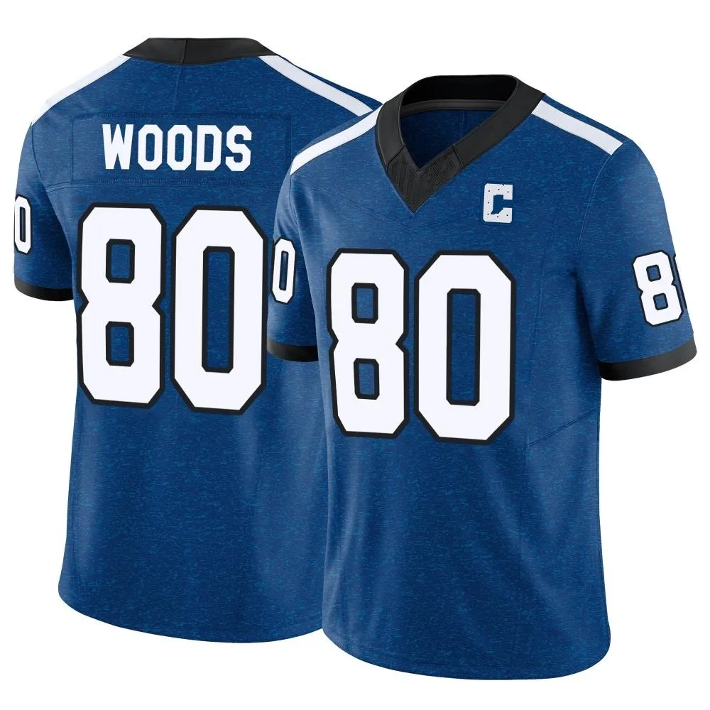 Men's Indianapolis Colts Jelani Woods Nike Indiana Nights Alternate Vapor F.U.S.E. Limited Royal Jersey Men's Indianapolis Colts Jelani Woods Nike Indiana Nights Alternate Vapor F.U.S.E. Limited Royal Jersey