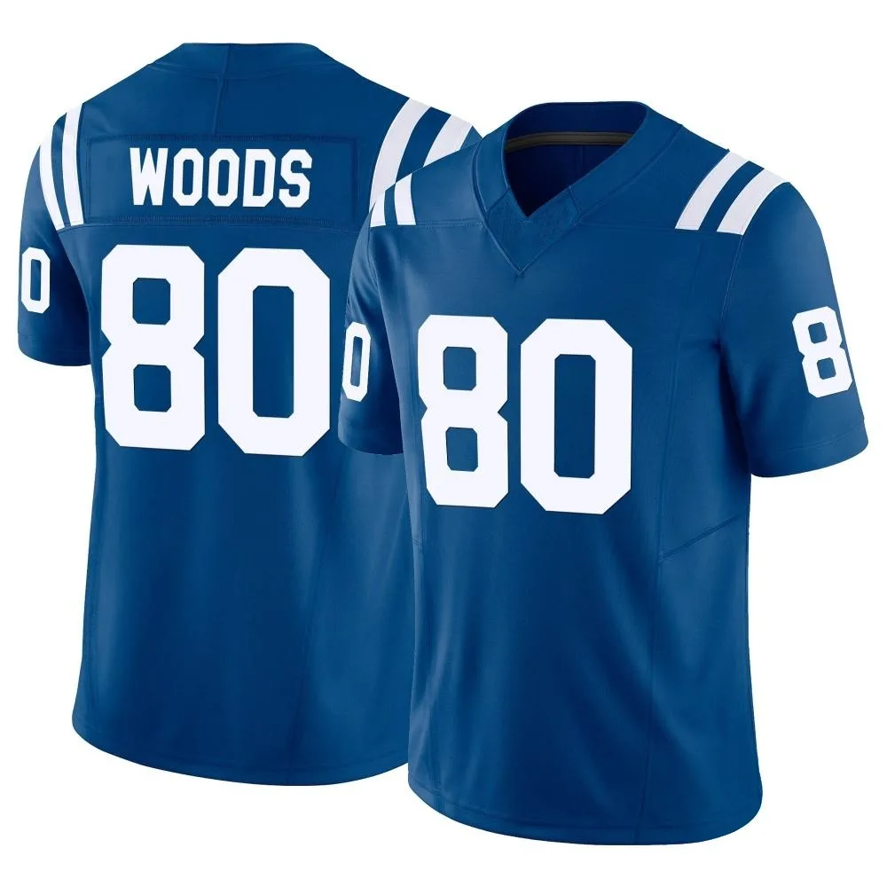 Men's Indianapolis Colts Jelani Woods Nike Vapor F.U.S.E. Limited Royal Jersey Men's Indianapolis Colts Jelani Woods Nike Vapor F.U.S.E. Limited Royal Jersey