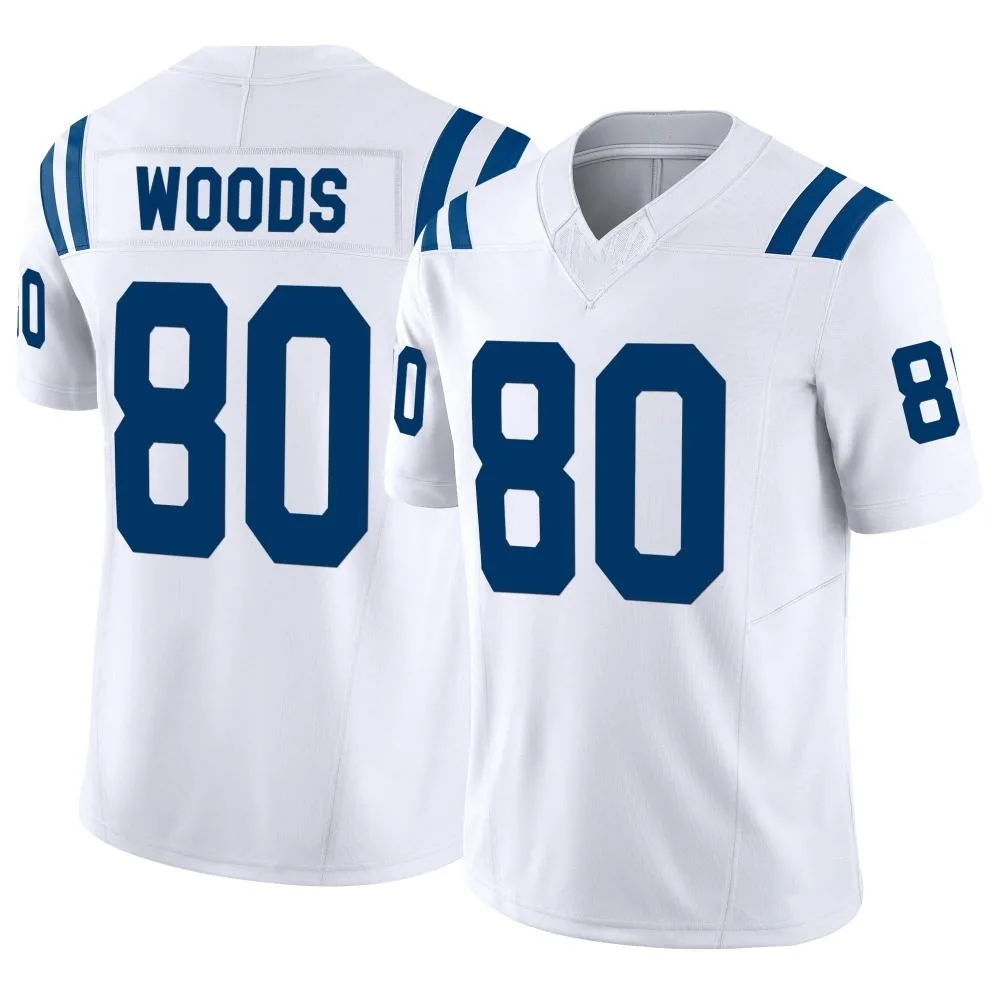 Men's Indianapolis Colts Jelani Woods Nike Vapor F.U.S.E. Limited White Jersey Men's Indianapolis Colts Jelani Woods Nike Vapor F.U.S.E. Limited White Jersey