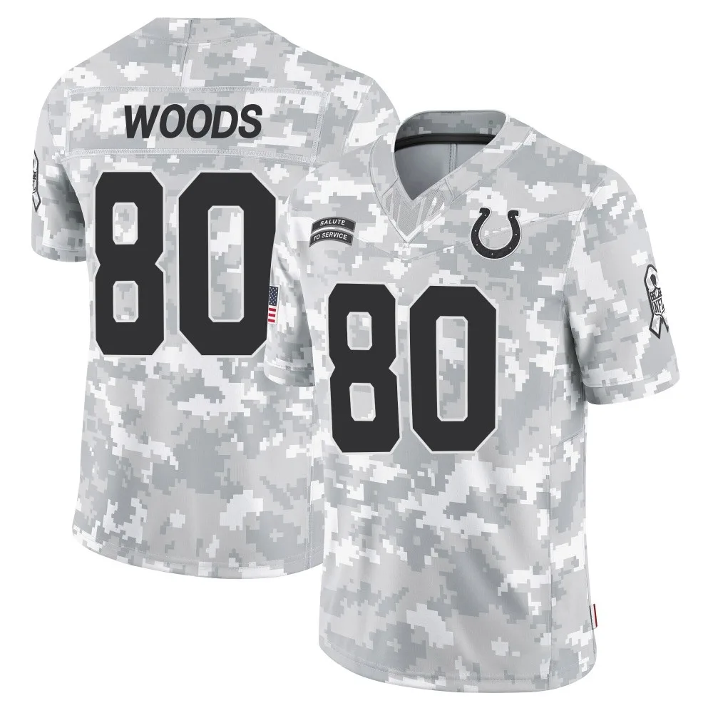 Youth Indianapolis Colts Jelani Woods Nike 2024 Salute to Service Limited Arctic Camo Jersey Youth Indianapolis Colts Jelani Woods Nike 2024 Salute to Service Limited Arctic Camo Jersey