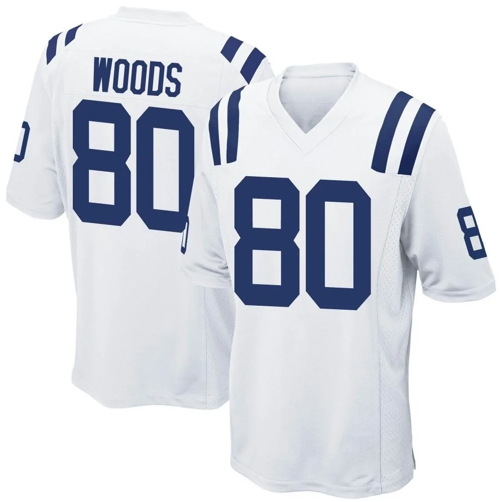 Youth Indianapolis Colts Jelani Woods Nike Game White Jersey Youth Indianapolis Colts Jelani Woods Nike Game White Jersey