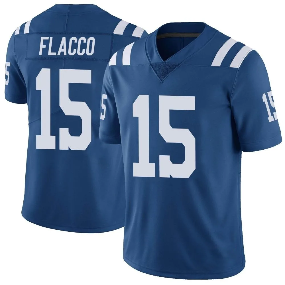 Men's Indianapolis Colts Joe Flacco Nike Color Rush Vapor Untouchable Limited Royal Jersey Men's Indianapolis Colts Joe Flacco Nike Color Rush Vapor Untouchable Limited Royal Jersey