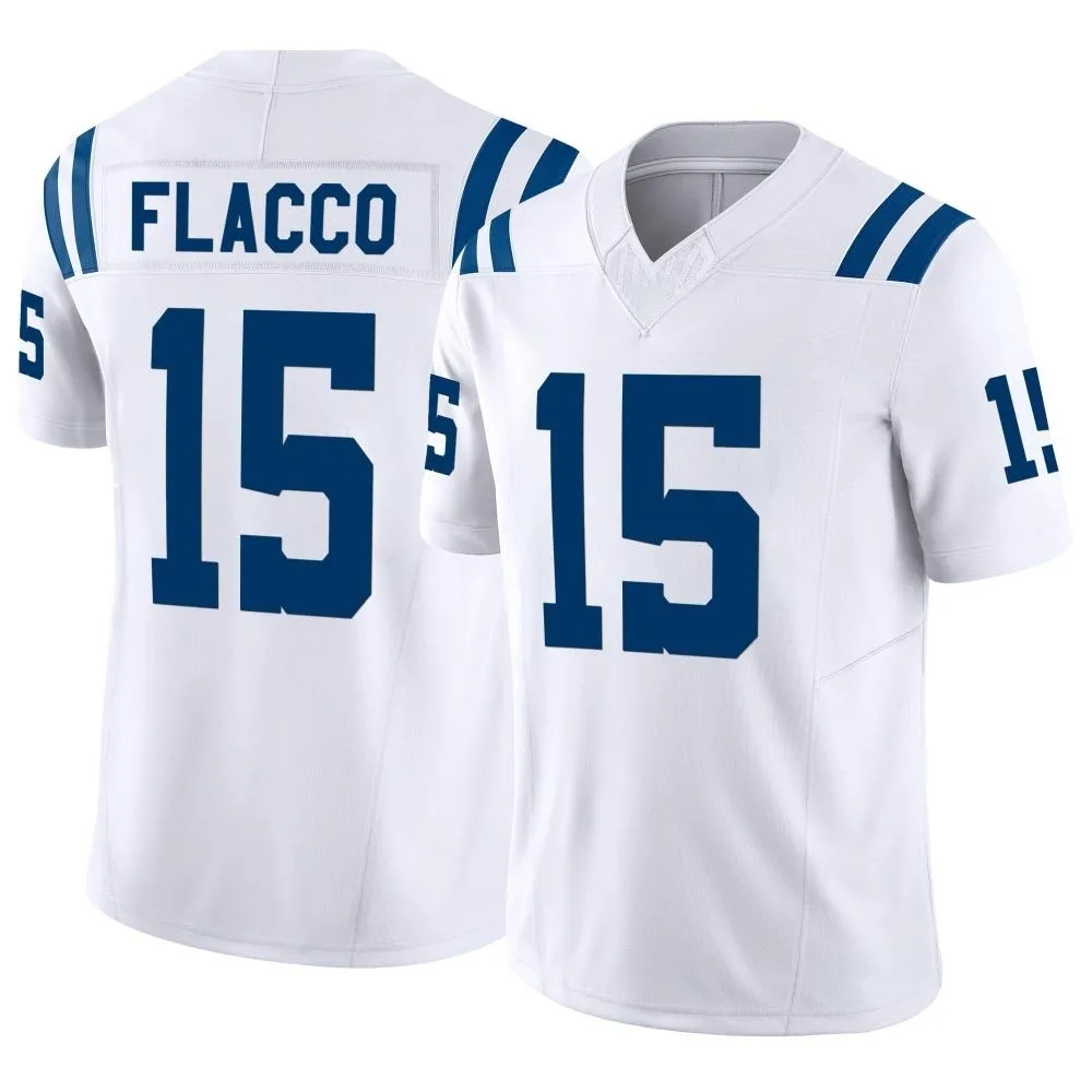 Men's Indianapolis Colts Joe Flacco Nike Vapor F.U.S.E. Limited White Jersey Men's Indianapolis Colts Joe Flacco Nike Vapor F.U.S.E. Limited White Jersey