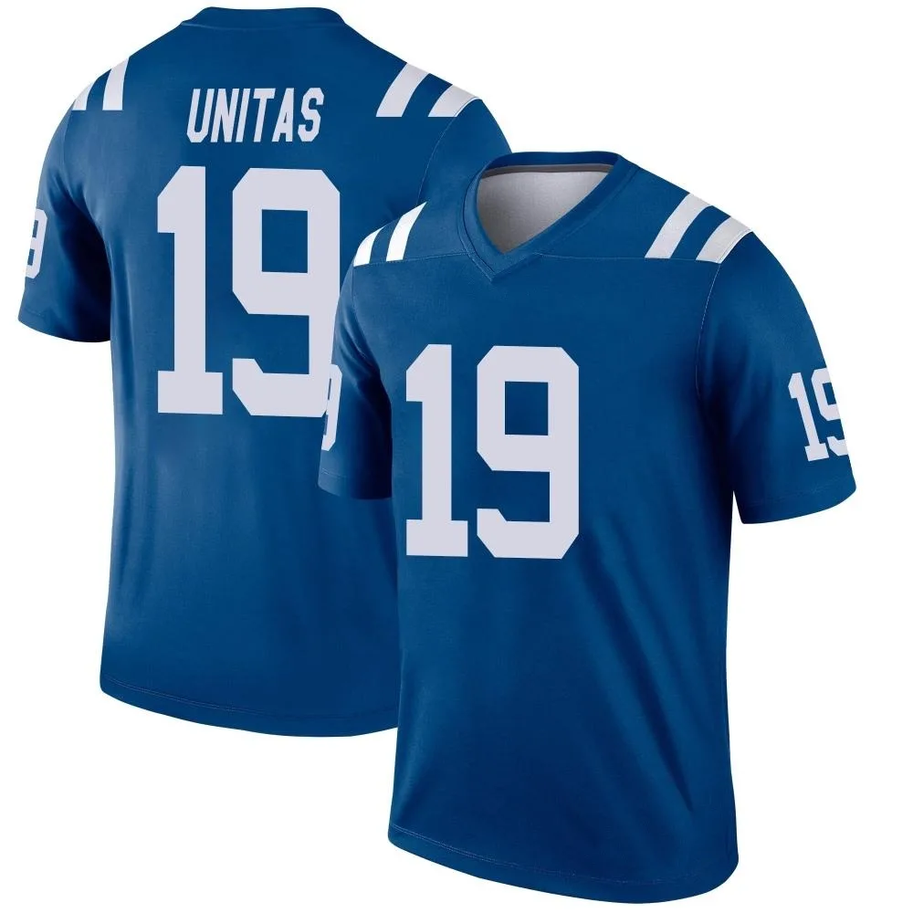 Men's Indianapolis Colts Johnny Unitas Nike Legend Royal Jersey Men's Indianapolis Colts Johnny Unitas Nike Legend Royal Jersey