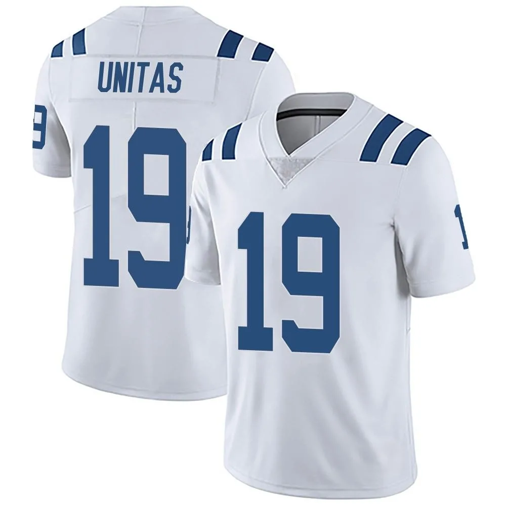 Men's Indianapolis Colts Johnny Unitas Nike Vapor Untouchable Limited White Jersey Men's Indianapolis Colts Johnny Unitas Nike Vapor Untouchable Limited White Jersey