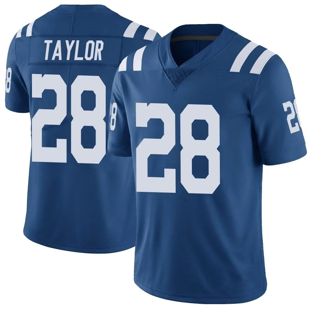 Men's Indianapolis Colts Jonathan Taylor Nike Color Rush Vapor Untouchable Limited Royal Jersey Men's Indianapolis Colts Jonathan Taylor Nike Color Rush Vapor Untouchable Limited Royal Jersey