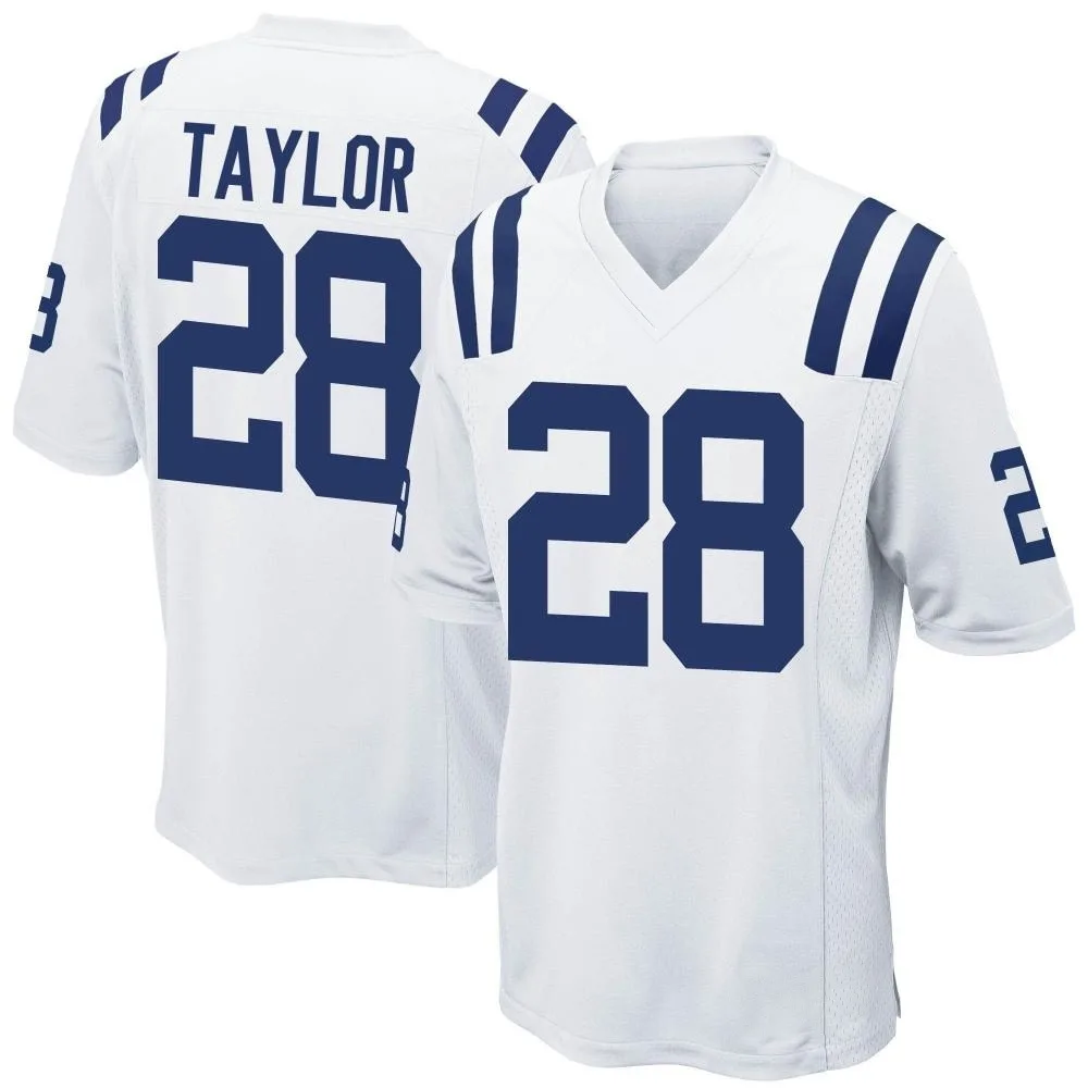 Men's Indianapolis Colts Jonathan Taylor Nike Game White Jersey Men's Indianapolis Colts Jonathan Taylor Nike Game White Jersey