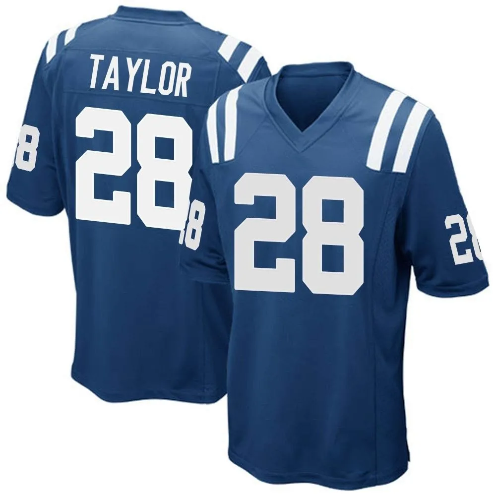 Men's Indianapolis Colts Jonathan Taylor Nike Team Color Game Royal Blue Jersey
