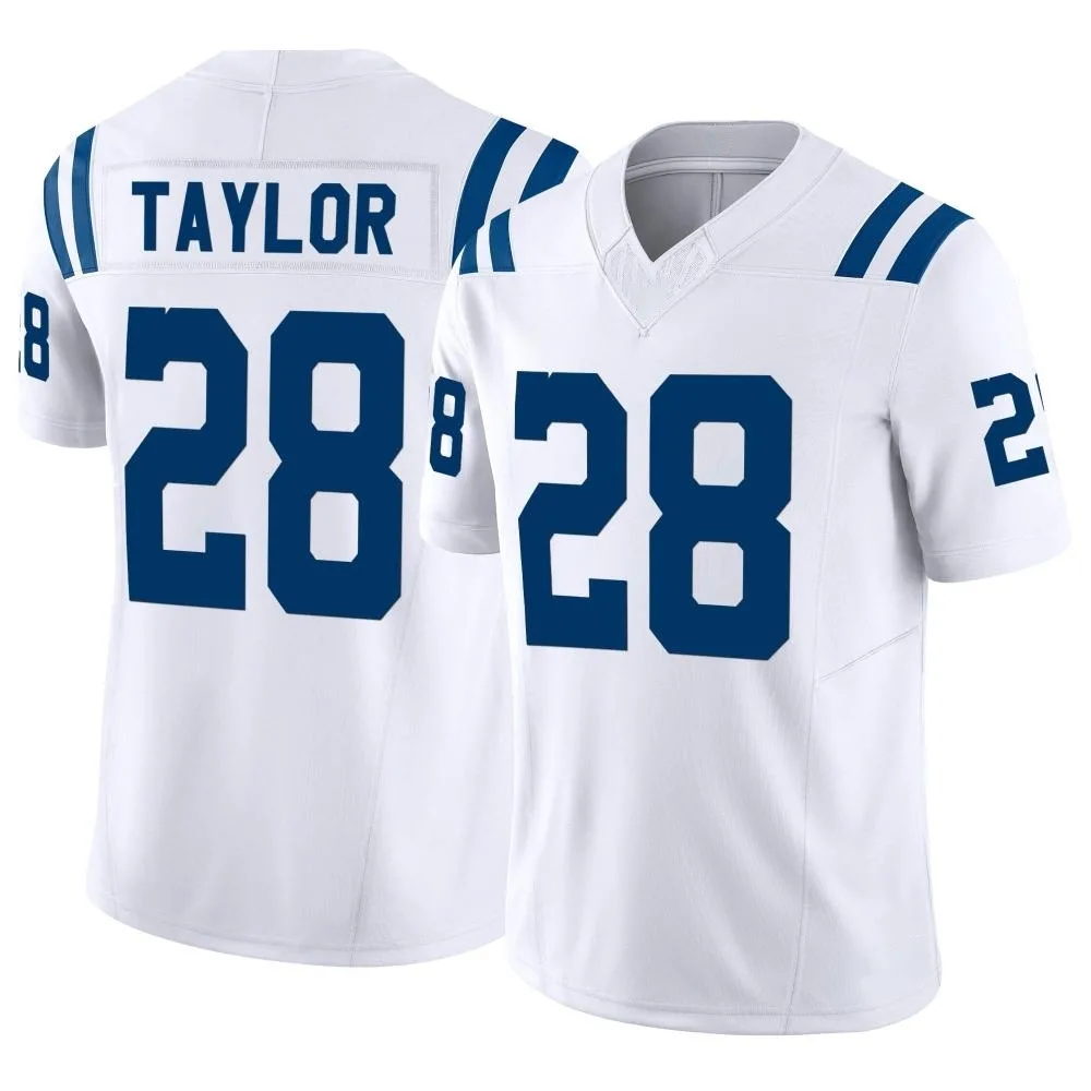 Men's Indianapolis Colts Jonathan Taylor Nike Vapor F.U.S.E. Limited White Jersey Men's Indianapolis Colts Jonathan Taylor Nike Vapor F.U.S.E. Limited White Jersey