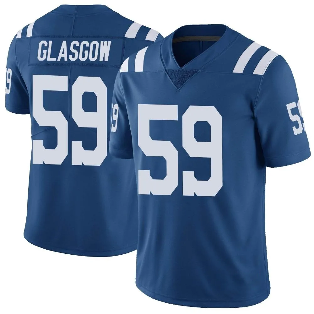 Men's Indianapolis Colts Jordan Glasgow Nike Color Rush Vapor Untouchable Limited Royal Jersey Men's Indianapolis Colts Jordan Glasgow Nike Color Rush Vapor Untouchable Limited Royal Jersey