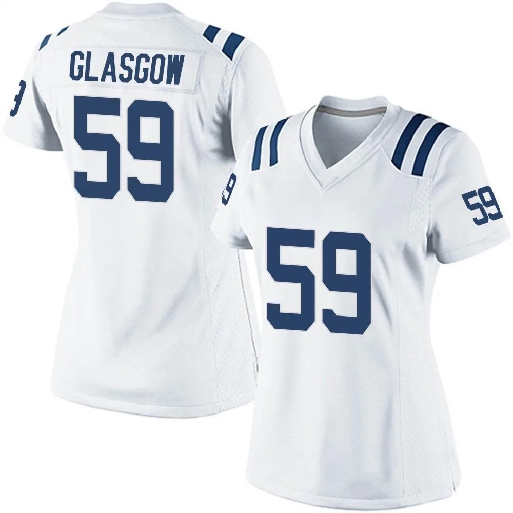 Women's Indianapolis Colts Jordan Glasgow Nike Game White Jersey Women's Indianapolis Colts Jordan Glasgow Nike Game White Jersey