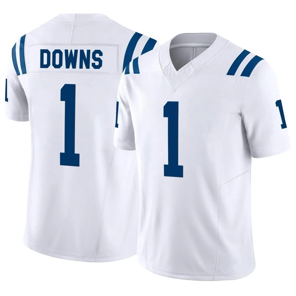 Men's Indianapolis Colts Josh Downs Nike Vapor F.U.S.E. Limited White Jersey Men's Indianapolis Colts Josh Downs Nike Vapor F.U.S.E. Limited White Jersey