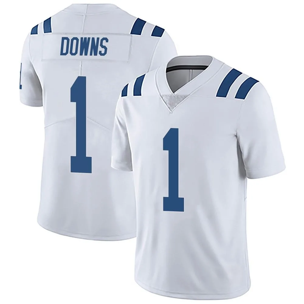Men's Indianapolis Colts Josh Downs Nike Vapor Untouchable Limited White Jersey Men's Indianapolis Colts Josh Downs Nike Vapor Untouchable Limited White Jersey