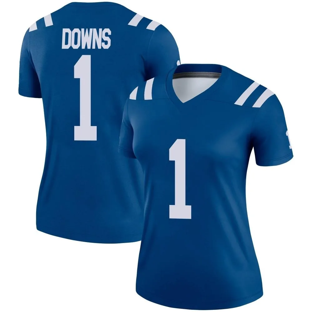 Women's Indianapolis Colts Josh Downs Nike Legend Royal Jersey Women's Indianapolis Colts Josh Downs Nike Legend Royal Jersey