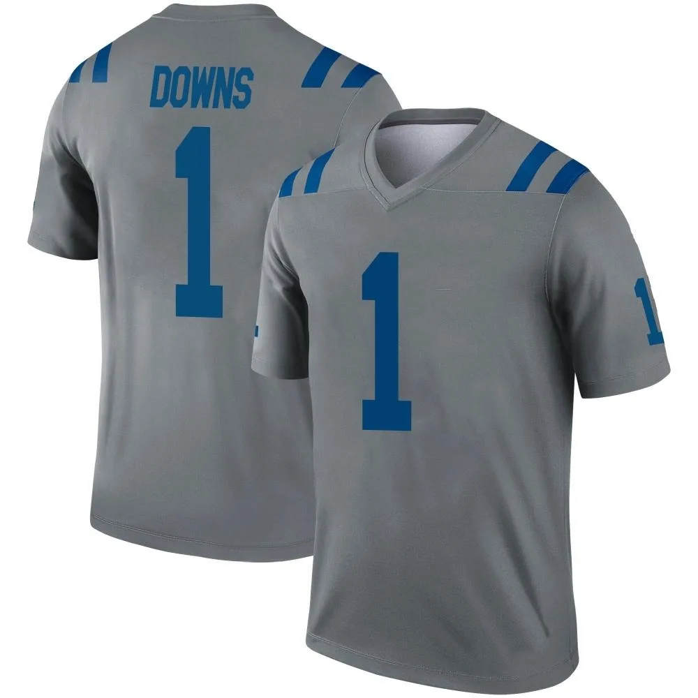 Youth Indianapolis Colts Josh Downs Nike Inverted Legend Gray Jersey Youth Indianapolis Colts Josh Downs Nike Inverted Legend Gray Jersey
