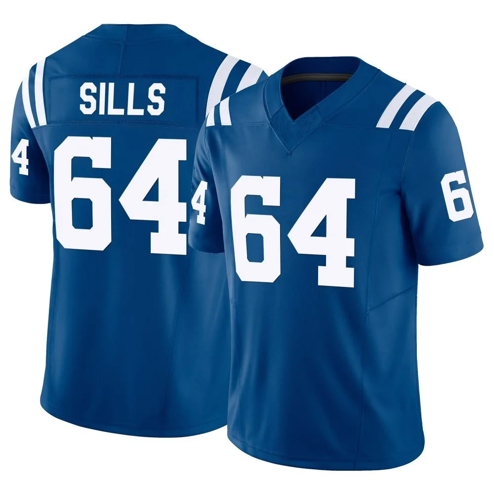 Men's Indianapolis Colts Josh Sills Nike Vapor F.U.S.E. Limited Royal Jersey Men's Indianapolis Colts Josh Sills Nike Vapor F.U.S.E. Limited Royal Jersey