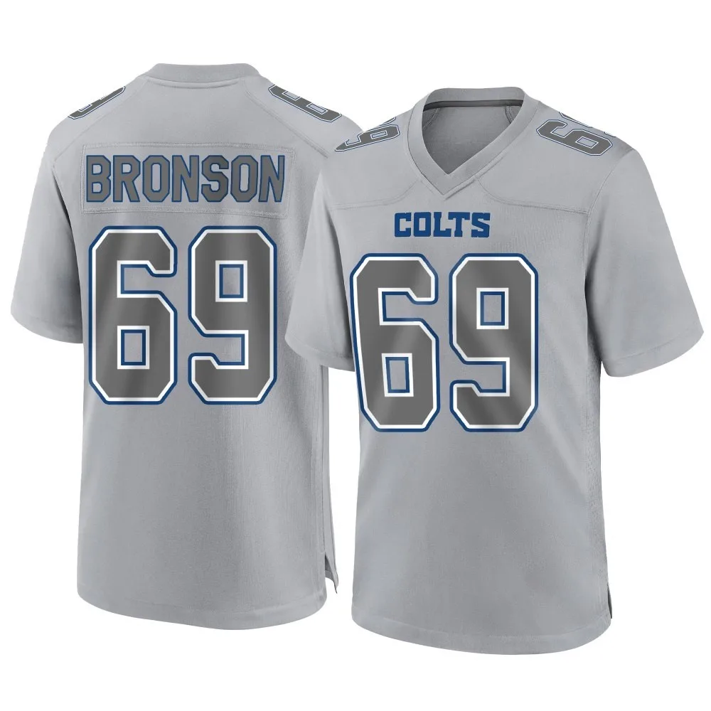 Men's Indianapolis Colts Josiah Bronson Nike Atmosphere Fashion Game Gray Jersey Men's Indianapolis Colts Josiah Bronson Nike Atmosphere Fashion Game Gray Jersey