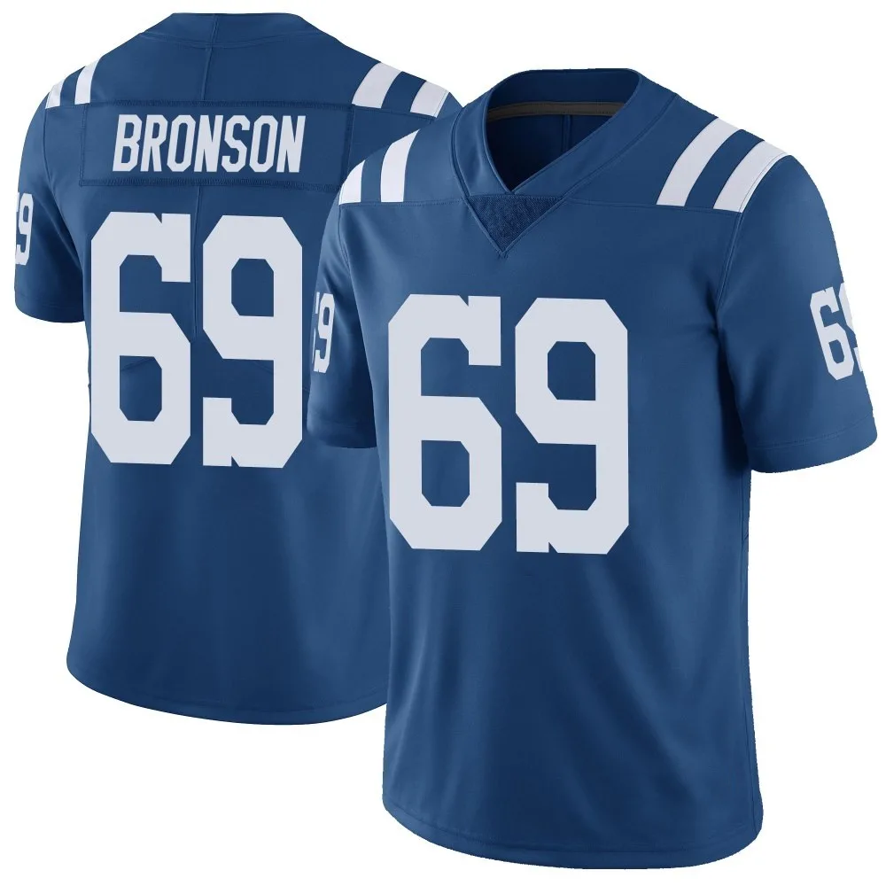 Men's Indianapolis Colts Josiah Bronson Nike Color Rush Vapor Untouchable Limited Royal Jersey Men's Indianapolis Colts Josiah Bronson Nike Color Rush Vapor Untouchable Limited Royal Jersey
