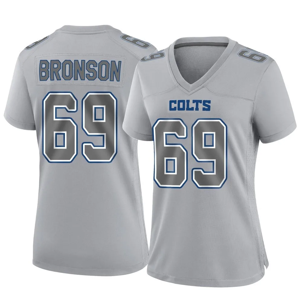 Women's Indianapolis Colts Josiah Bronson Nike Atmosphere Fashion Game Gray Jersey Women's Indianapolis Colts Josiah Bronson Nike Atmosphere Fashion Game Gray Jersey