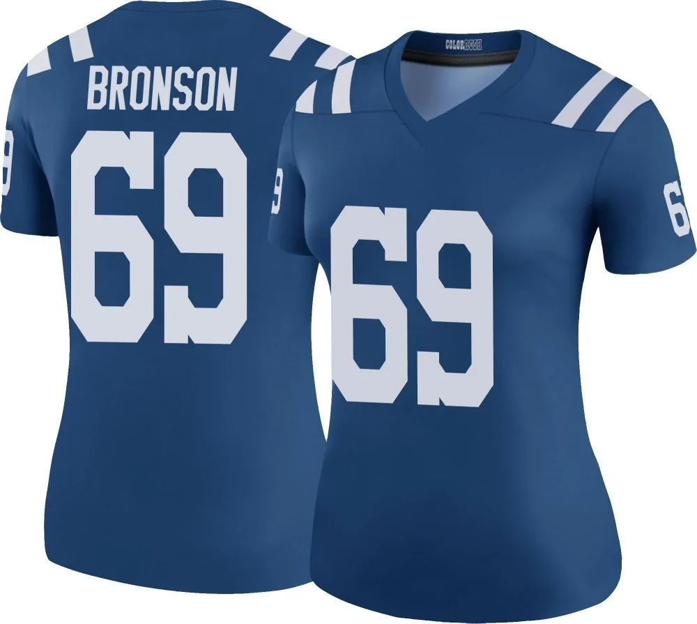 Women's Indianapolis Colts Josiah Bronson Nike Color Rush Legend Royal Jersey Women's Indianapolis Colts Josiah Bronson Nike Color Rush Legend Royal Jersey