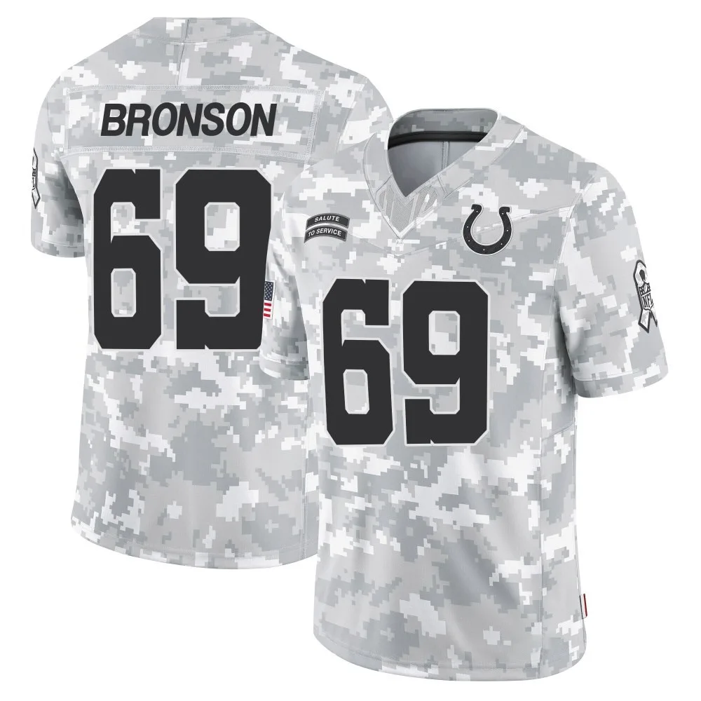 Youth Indianapolis Colts Josiah Bronson Nike 2024 Salute to Service Limited Arctic Camo Jersey Youth Indianapolis Colts Josiah Bronson Nike 2024 Salute to Service Limited Arctic Camo Jersey