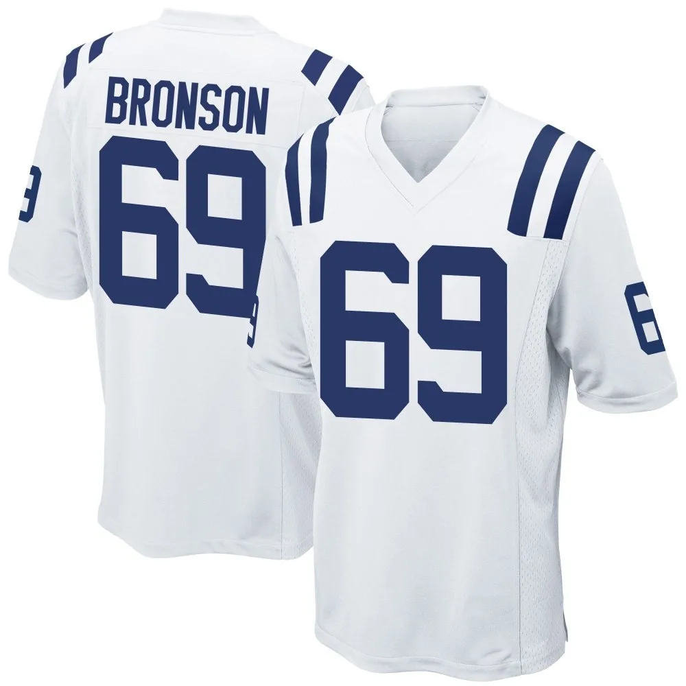 Youth Indianapolis Colts Josiah Bronson Nike Game White Jersey Youth Indianapolis Colts Josiah Bronson Nike Game White Jersey