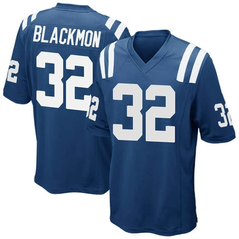 Men's Indianapolis Colts Julian Blackmon Nike Team Color Game Royal Blue Jersey Men's Indianapolis Colts Julian Blackmon Nike Team Color Game Royal Blue Jersey