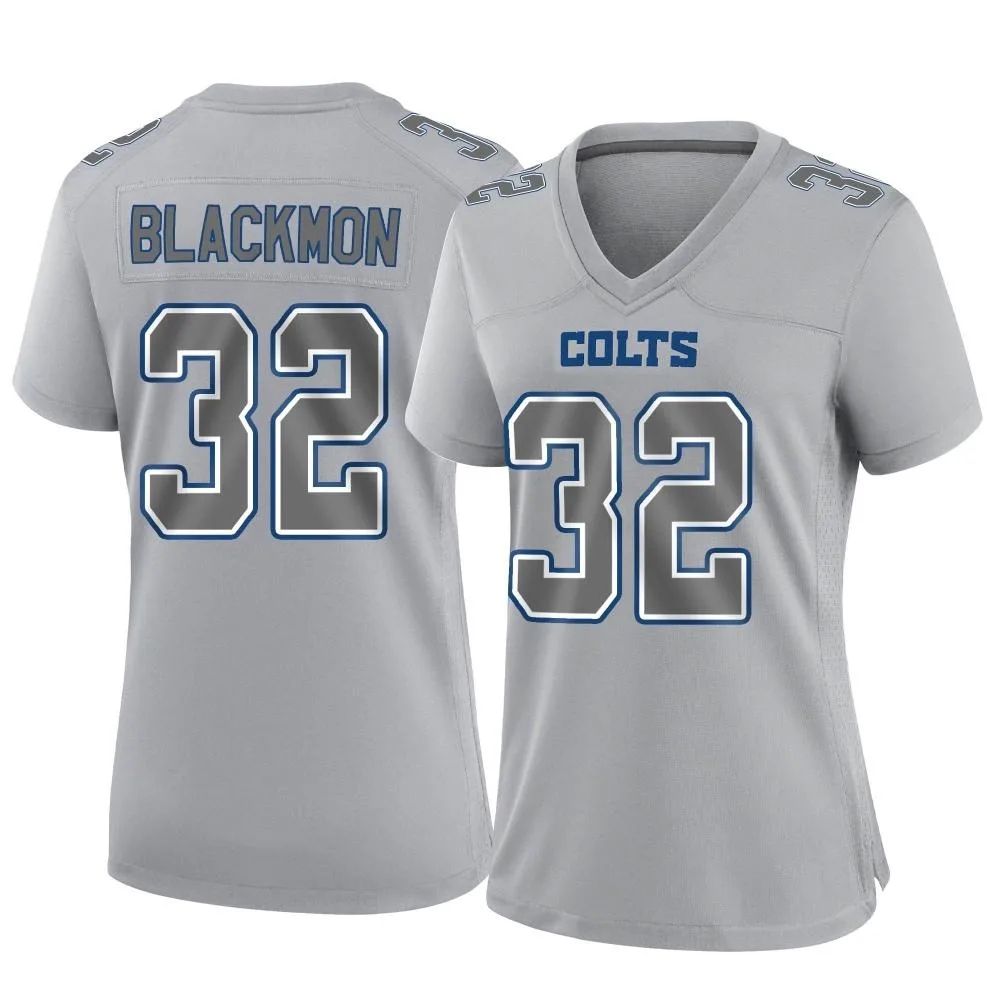 Women's Indianapolis Colts Julian Blackmon Nike Atmosphere Fashion Game Gray Jersey Women's Indianapolis Colts Julian Blackmon Nike Atmosphere Fashion Game Gray Jersey