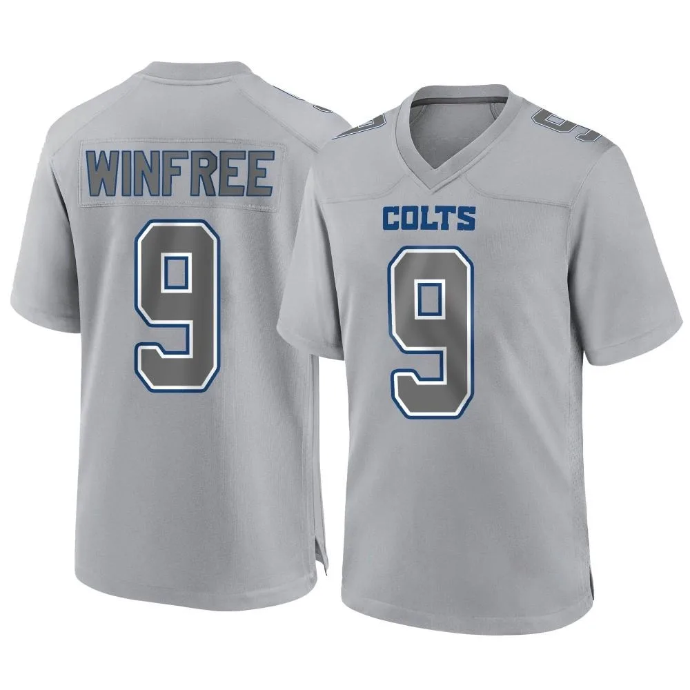 Men's Indianapolis Colts Juwann Winfree Nike Atmosphere Fashion Game Gray Jersey Men's Indianapolis Colts Juwann Winfree Nike Atmosphere Fashion Game Gray Jersey