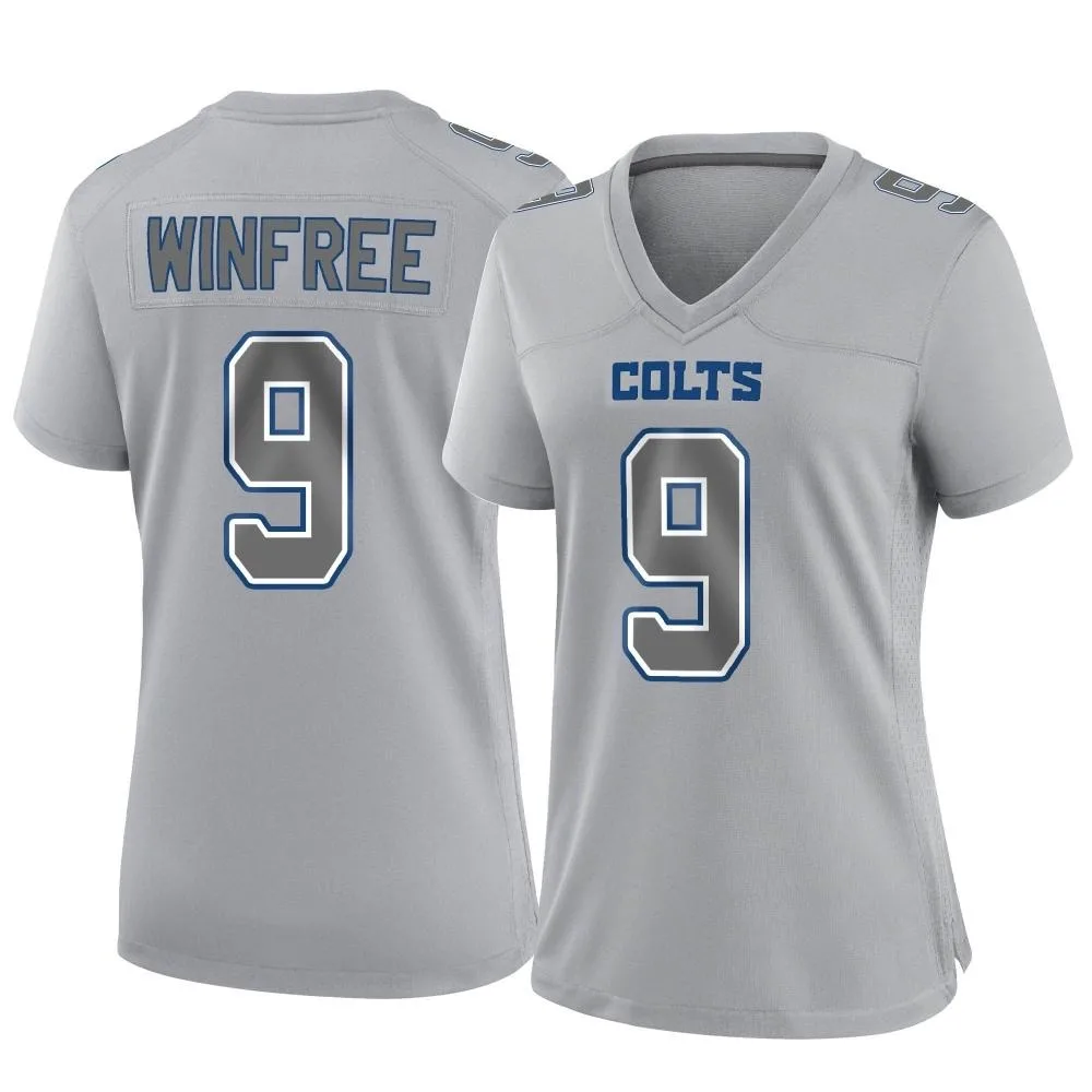 Women's Indianapolis Colts Juwann Winfree Nike Atmosphere Fashion Game Gray Jersey Women's Indianapolis Colts Juwann Winfree Nike Atmosphere Fashion Game Gray Jersey