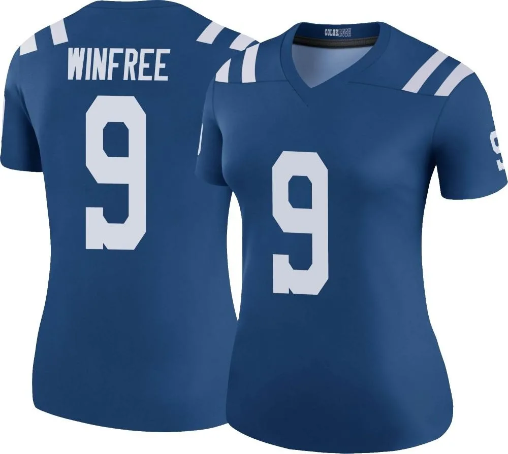 Women's Indianapolis Colts Juwann Winfree Nike Color Rush Legend Royal Jersey Women's Indianapolis Colts Juwann Winfree Nike Color Rush Legend Royal Jersey