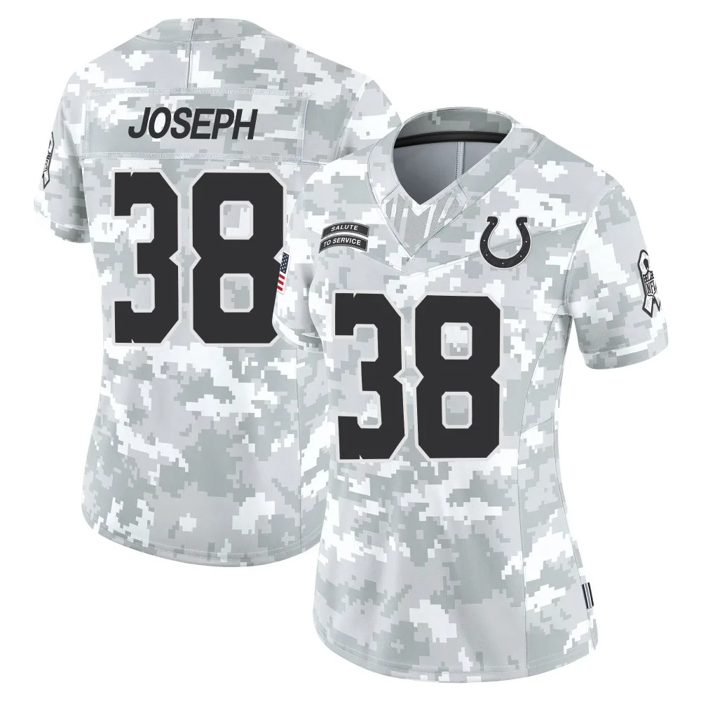 Women's Indianapolis Colts Kelvin Joseph Nike 2024 Salute to Service Limited Arctic Camo Jersey Women's Indianapolis Colts Kelvin Joseph Nike 2024 Salute to Service Limited Arctic Camo Jersey